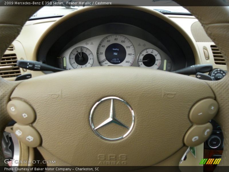 Pewter Metallic / Cashmere 2009 Mercedes-Benz E 350 Sedan