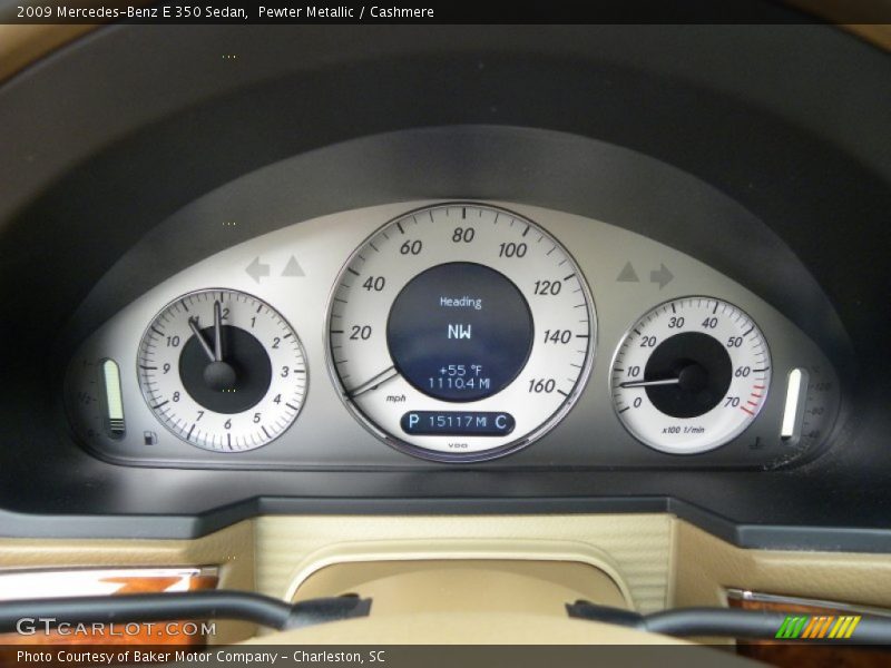 Pewter Metallic / Cashmere 2009 Mercedes-Benz E 350 Sedan