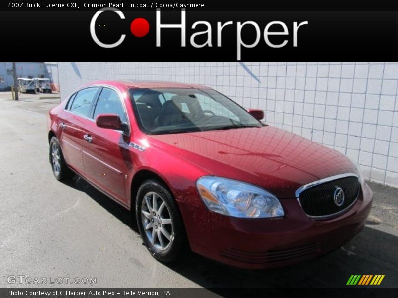 Crimson Pearl Tintcoat / Cocoa/Cashmere 2007 Buick Lucerne CXL