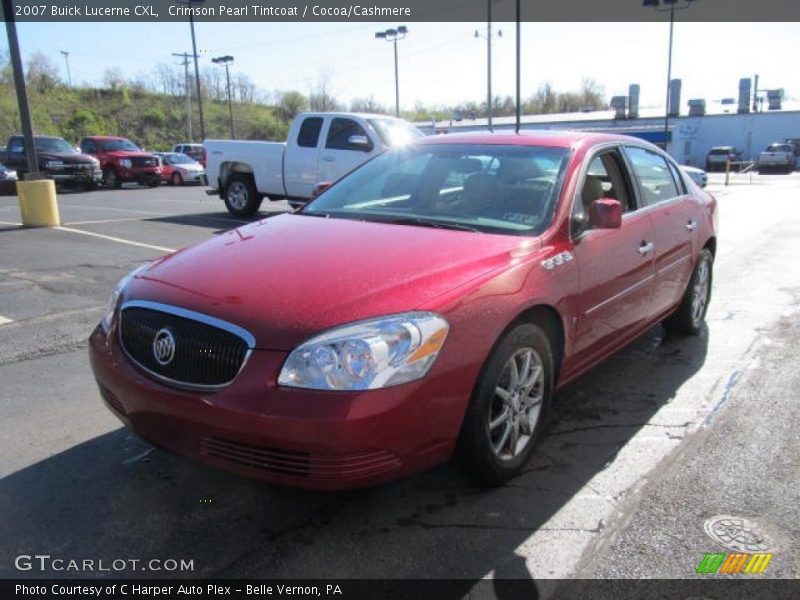 Crimson Pearl Tintcoat / Cocoa/Cashmere 2007 Buick Lucerne CXL
