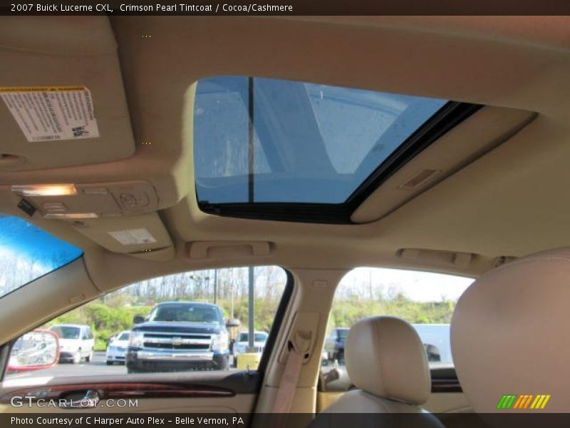 Crimson Pearl Tintcoat / Cocoa/Cashmere 2007 Buick Lucerne CXL