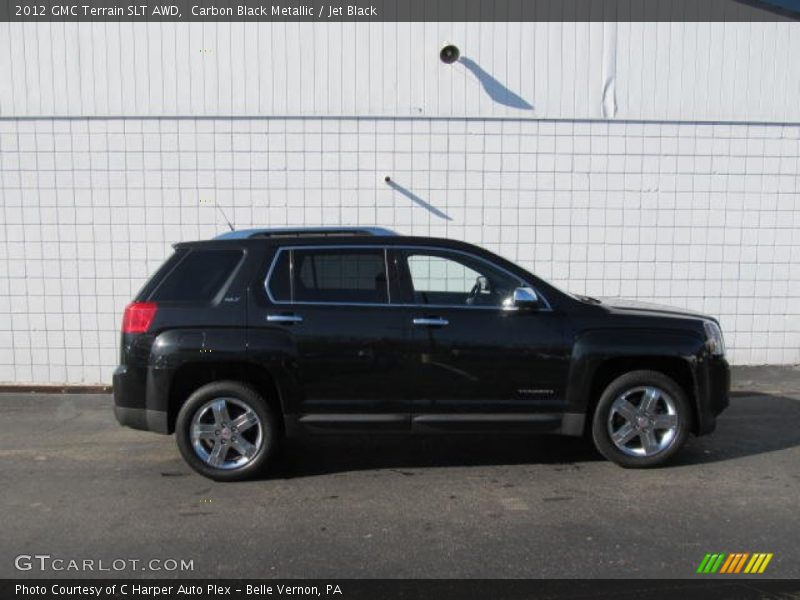 Carbon Black Metallic / Jet Black 2012 GMC Terrain SLT AWD
