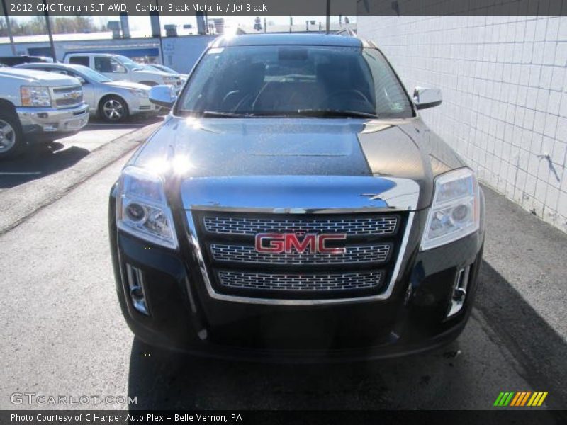 Carbon Black Metallic / Jet Black 2012 GMC Terrain SLT AWD