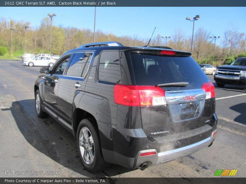 Carbon Black Metallic / Jet Black 2012 GMC Terrain SLT AWD