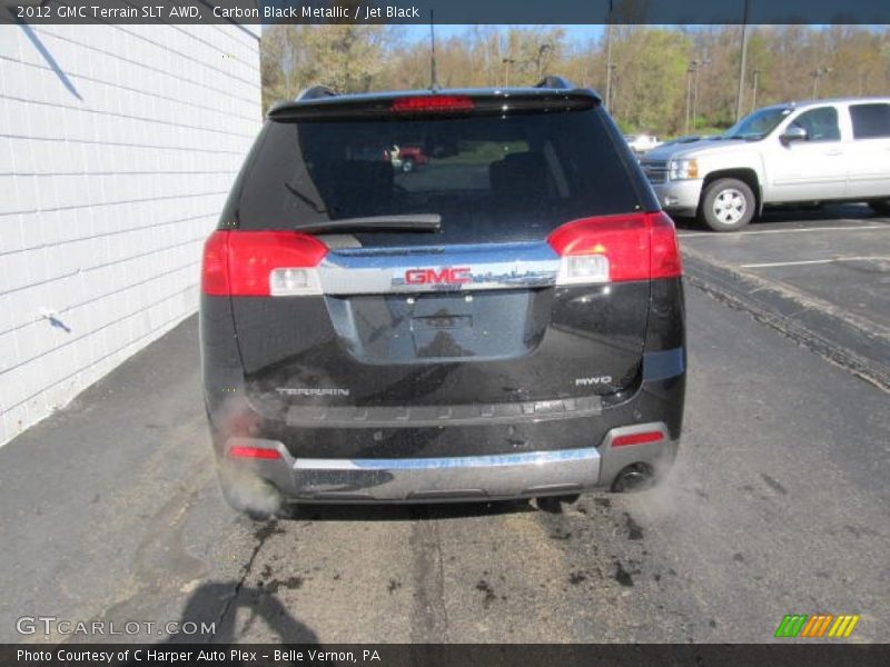 Carbon Black Metallic / Jet Black 2012 GMC Terrain SLT AWD