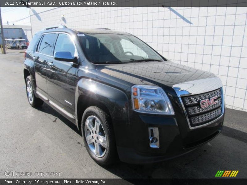 Carbon Black Metallic / Jet Black 2012 GMC Terrain SLT AWD