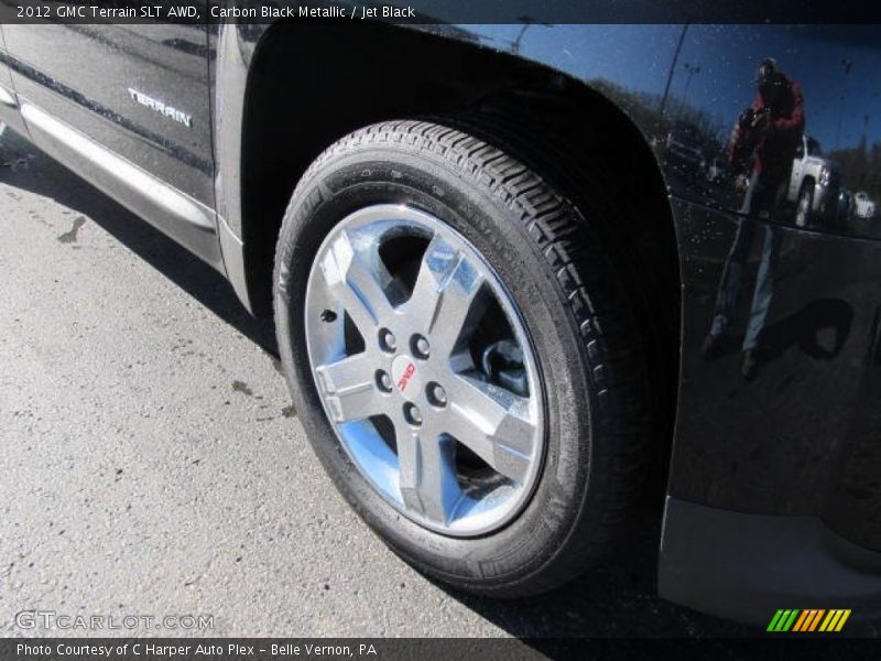 Carbon Black Metallic / Jet Black 2012 GMC Terrain SLT AWD