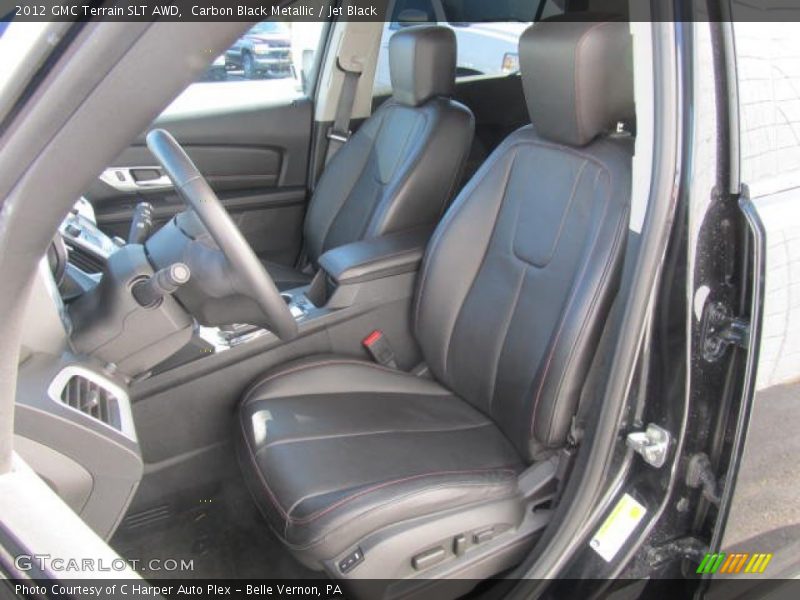 Carbon Black Metallic / Jet Black 2012 GMC Terrain SLT AWD
