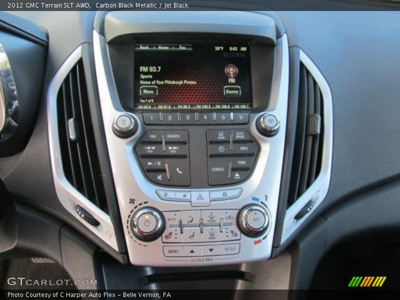 Carbon Black Metallic / Jet Black 2012 GMC Terrain SLT AWD