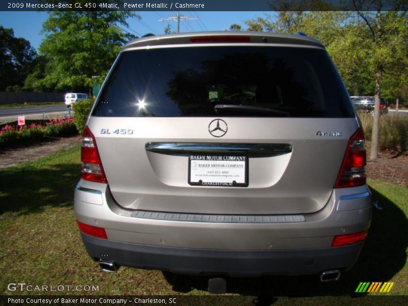 Pewter Metallic / Cashmere 2009 Mercedes-Benz GL 450 4Matic