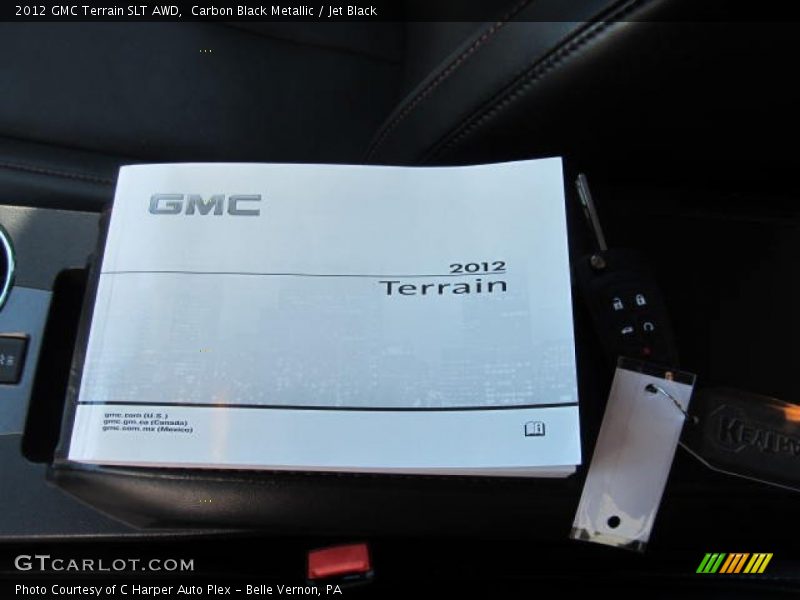 Carbon Black Metallic / Jet Black 2012 GMC Terrain SLT AWD