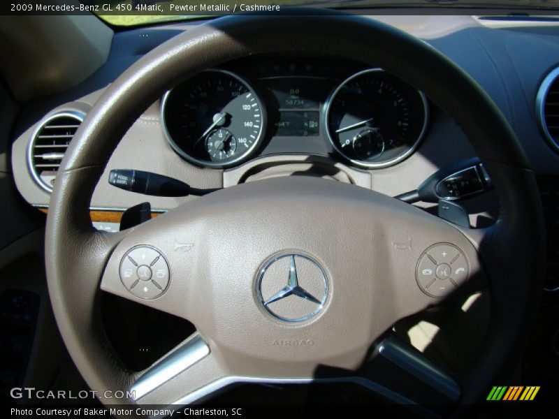 Pewter Metallic / Cashmere 2009 Mercedes-Benz GL 450 4Matic