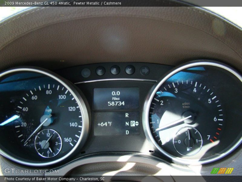 Pewter Metallic / Cashmere 2009 Mercedes-Benz GL 450 4Matic