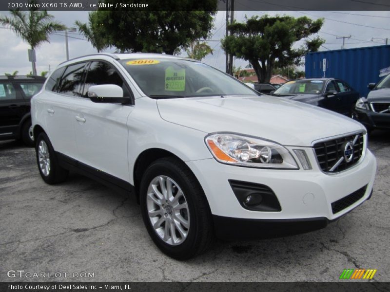 Ice White / Sandstone 2010 Volvo XC60 T6 AWD