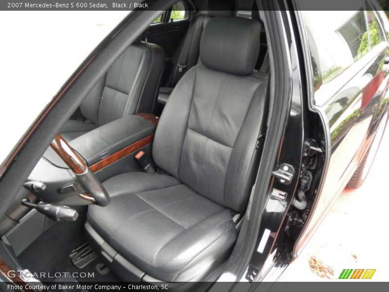 Black / Black 2007 Mercedes-Benz S 600 Sedan