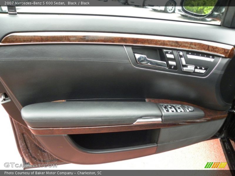 Black / Black 2007 Mercedes-Benz S 600 Sedan
