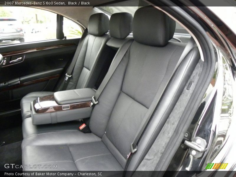 Black / Black 2007 Mercedes-Benz S 600 Sedan