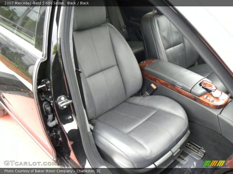 Black / Black 2007 Mercedes-Benz S 600 Sedan