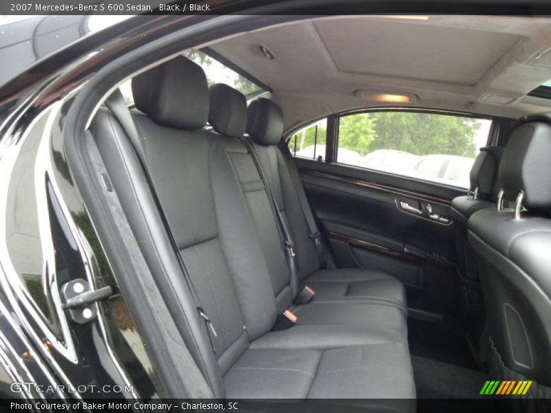 Black / Black 2007 Mercedes-Benz S 600 Sedan