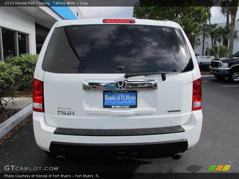 Taffeta White / Gray 2010 Honda Pilot Touring