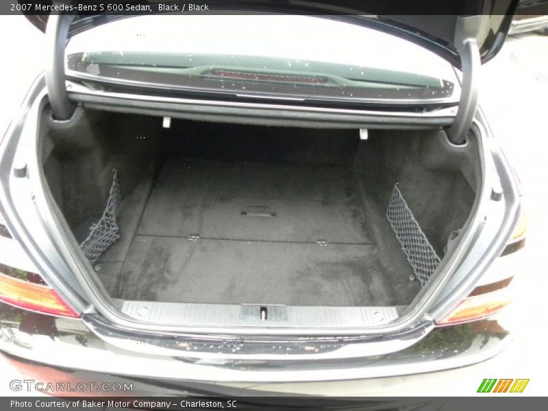 Black / Black 2007 Mercedes-Benz S 600 Sedan