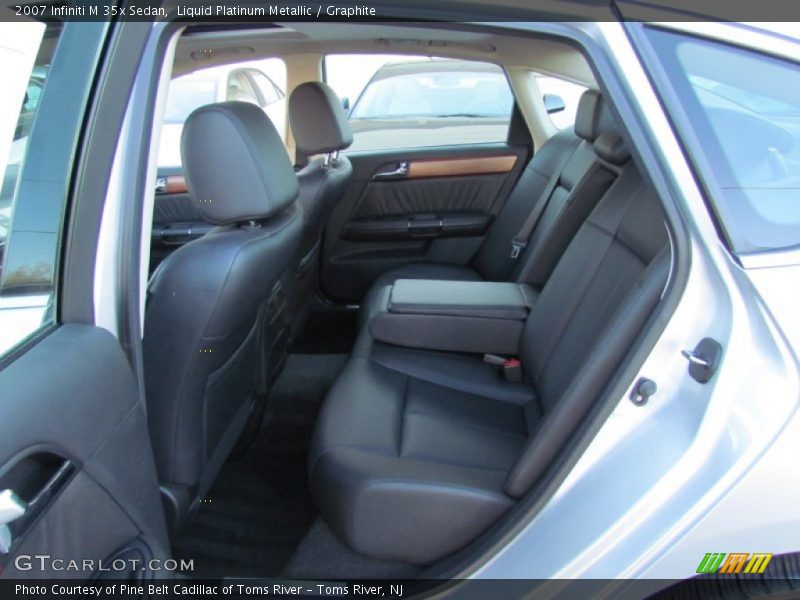 Liquid Platinum Metallic / Graphite 2007 Infiniti M 35x Sedan