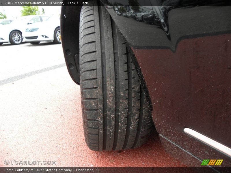 Black / Black 2007 Mercedes-Benz S 600 Sedan