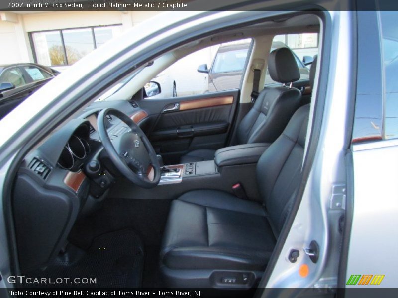 Liquid Platinum Metallic / Graphite 2007 Infiniti M 35x Sedan