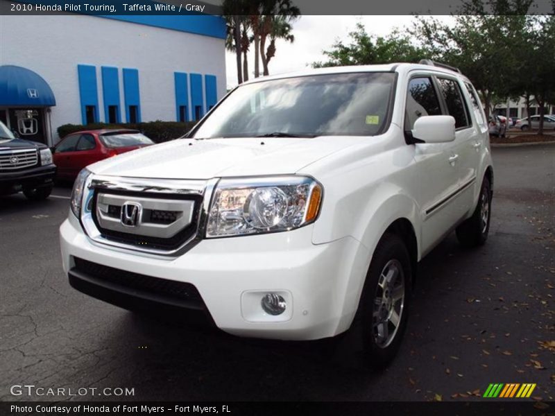 Taffeta White / Gray 2010 Honda Pilot Touring