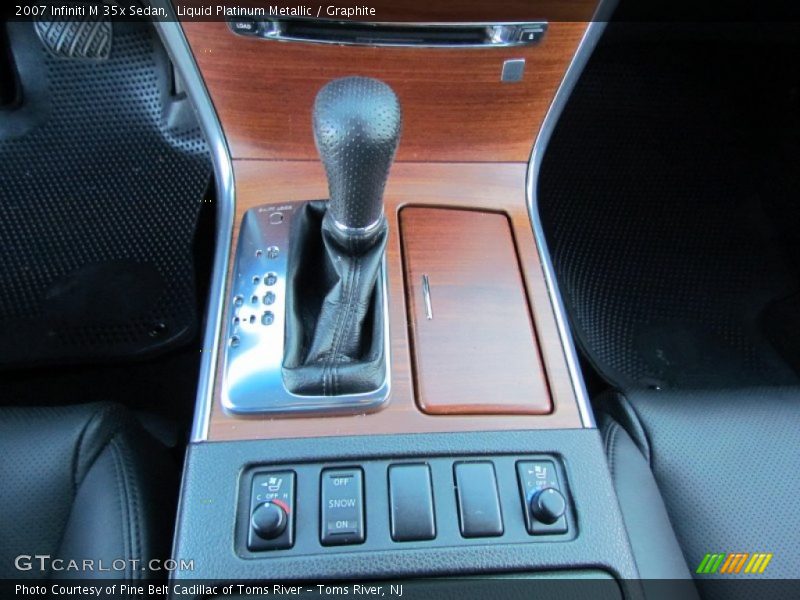 Liquid Platinum Metallic / Graphite 2007 Infiniti M 35x Sedan