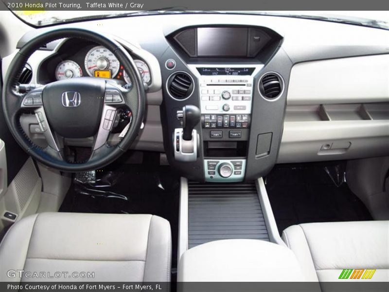 Taffeta White / Gray 2010 Honda Pilot Touring