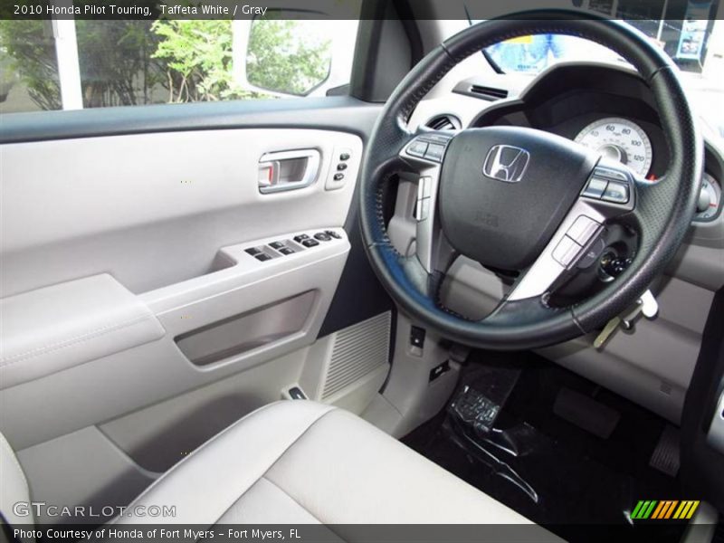 Taffeta White / Gray 2010 Honda Pilot Touring