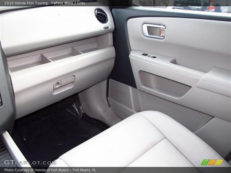 Taffeta White / Gray 2010 Honda Pilot Touring