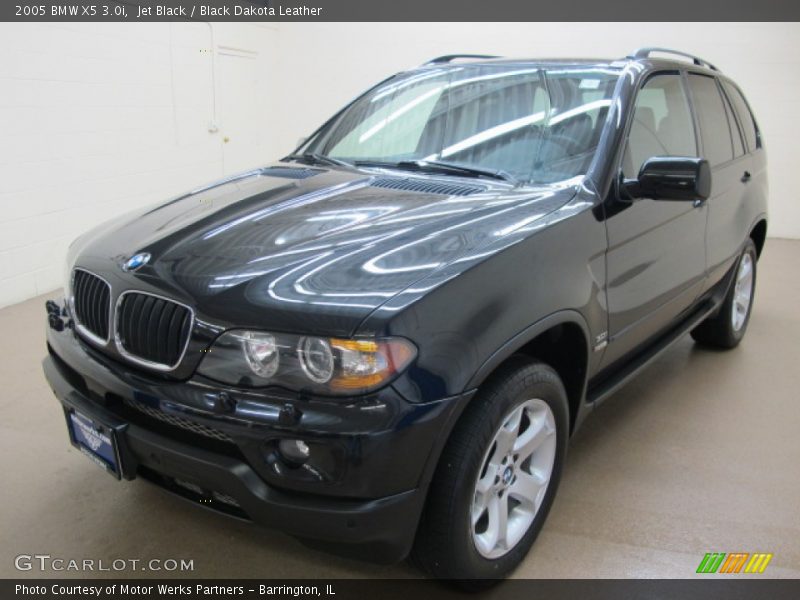 Jet Black / Black Dakota Leather 2005 BMW X5 3.0i
