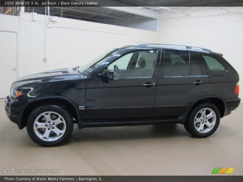 Jet Black / Black Dakota Leather 2005 BMW X5 3.0i