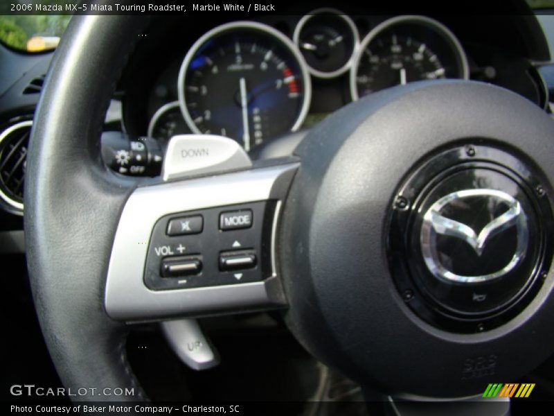 Marble White / Black 2006 Mazda MX-5 Miata Touring Roadster