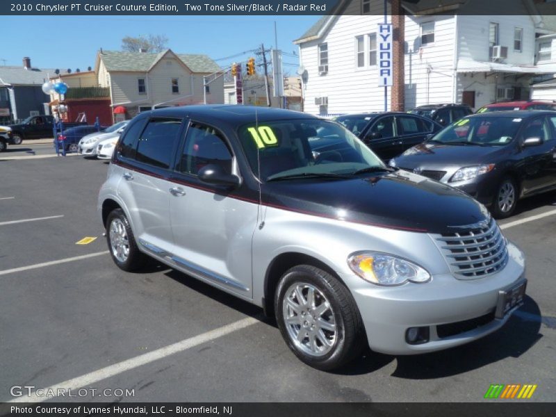 Two Tone Silver/Black / Radar Red 2010 Chrysler PT Cruiser Couture Edition