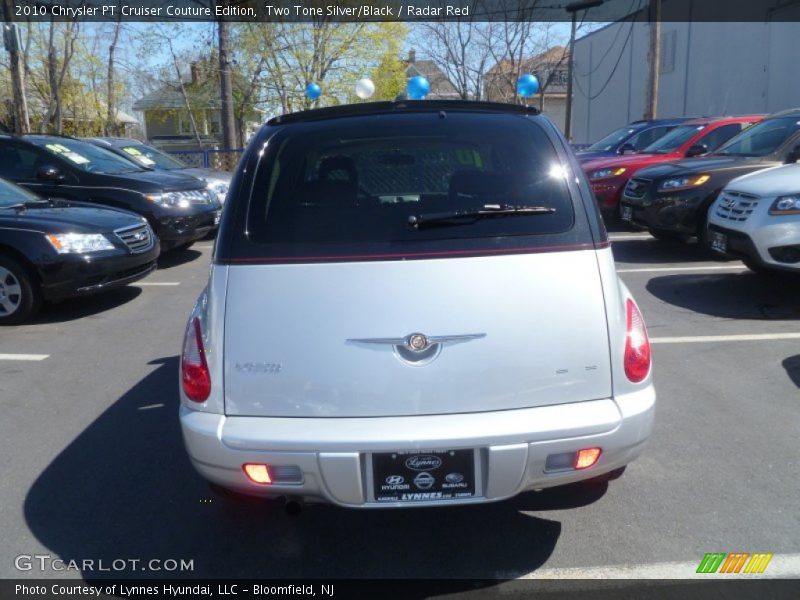 Two Tone Silver/Black / Radar Red 2010 Chrysler PT Cruiser Couture Edition