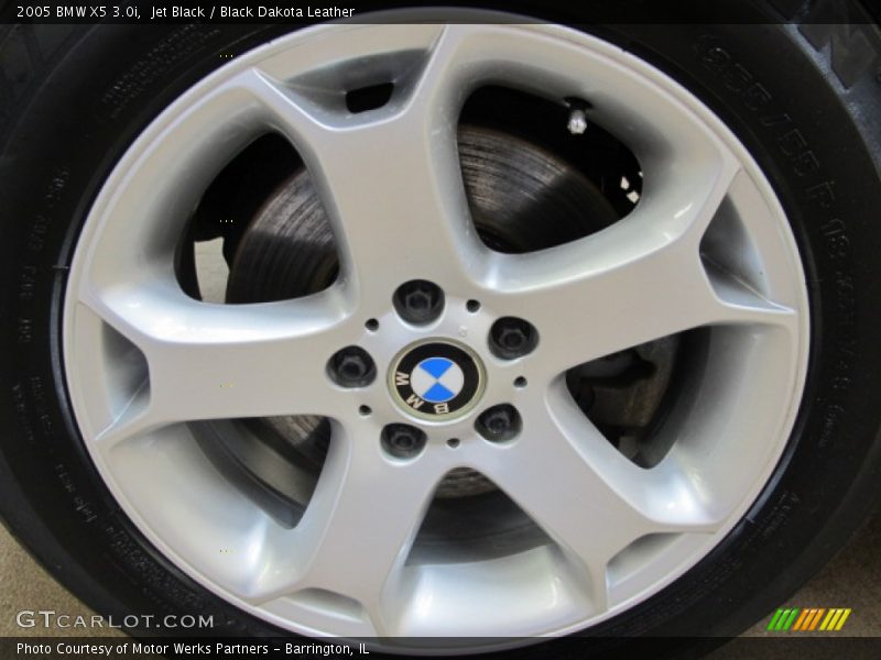 Jet Black / Black Dakota Leather 2005 BMW X5 3.0i