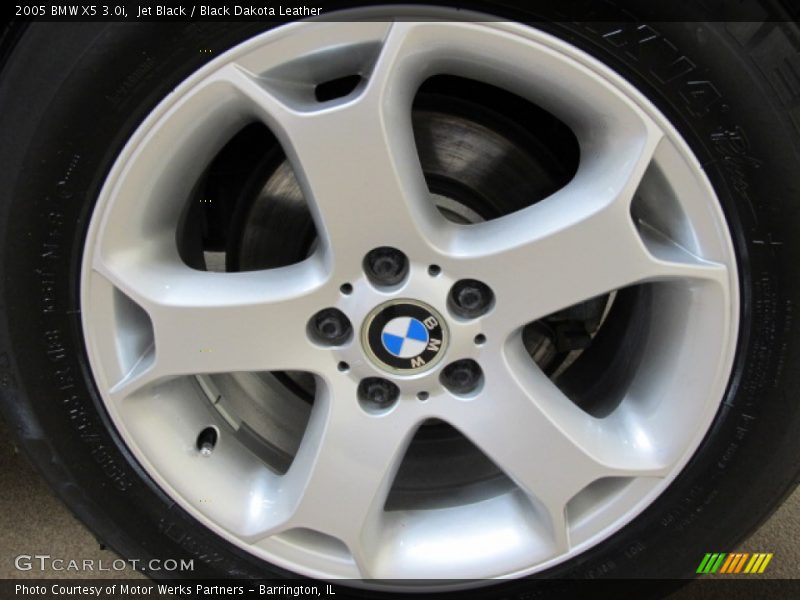Jet Black / Black Dakota Leather 2005 BMW X5 3.0i