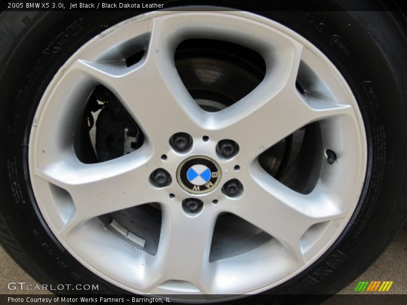 Jet Black / Black Dakota Leather 2005 BMW X5 3.0i