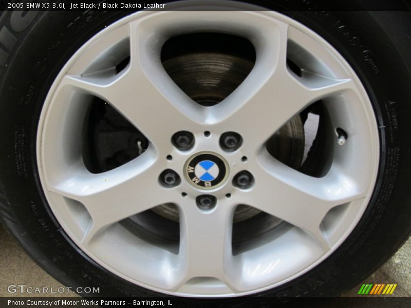 Jet Black / Black Dakota Leather 2005 BMW X5 3.0i