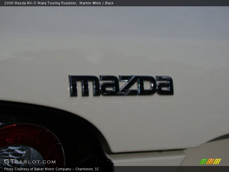 Marble White / Black 2006 Mazda MX-5 Miata Touring Roadster