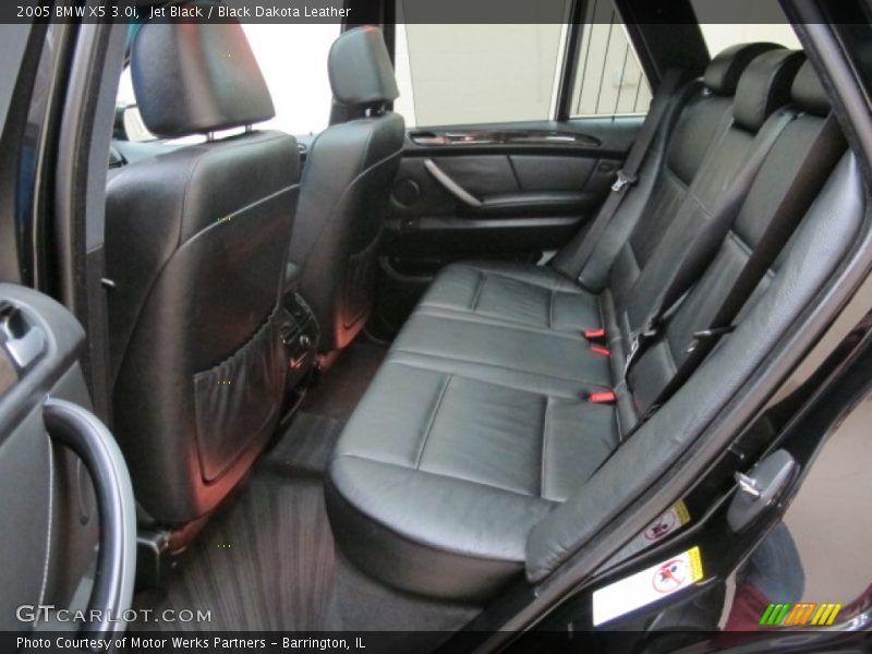 Jet Black / Black Dakota Leather 2005 BMW X5 3.0i