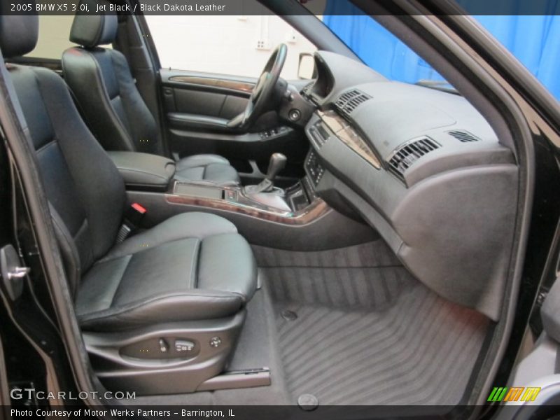 Jet Black / Black Dakota Leather 2005 BMW X5 3.0i