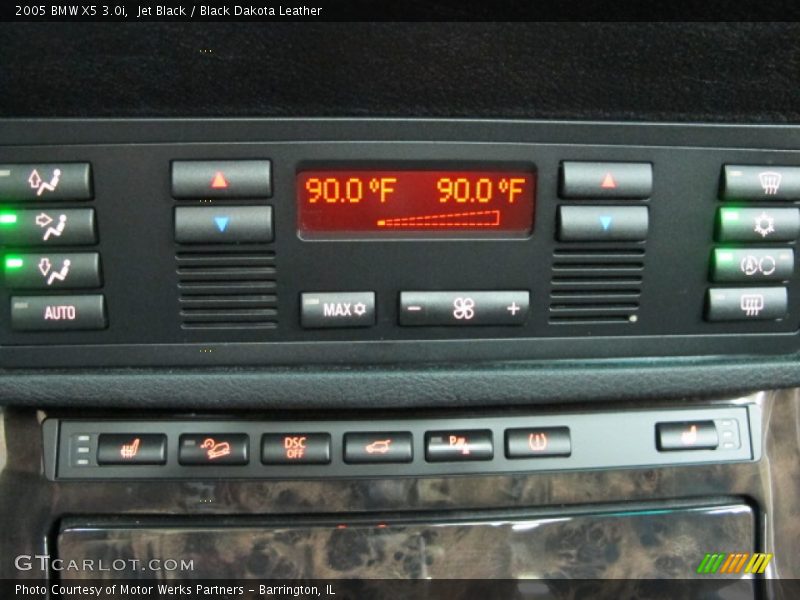 Jet Black / Black Dakota Leather 2005 BMW X5 3.0i