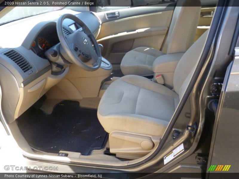 Polished Granite / Beige 2009 Nissan Sentra 2.0 S