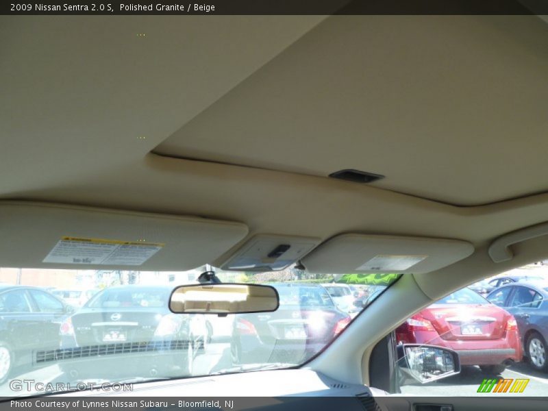 Polished Granite / Beige 2009 Nissan Sentra 2.0 S