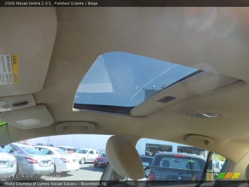 Polished Granite / Beige 2009 Nissan Sentra 2.0 S