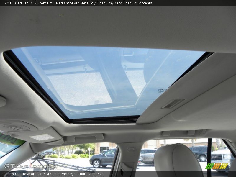 Radiant Silver Metallic / Titanium/Dark Titanium Accents 2011 Cadillac DTS Premium